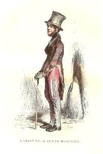 L'agent de la rue de Jérusalem - Paul Gavarni