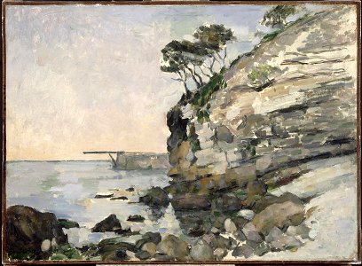L'Estaque, effet du soir, par Paul Cézanne, FWN 60