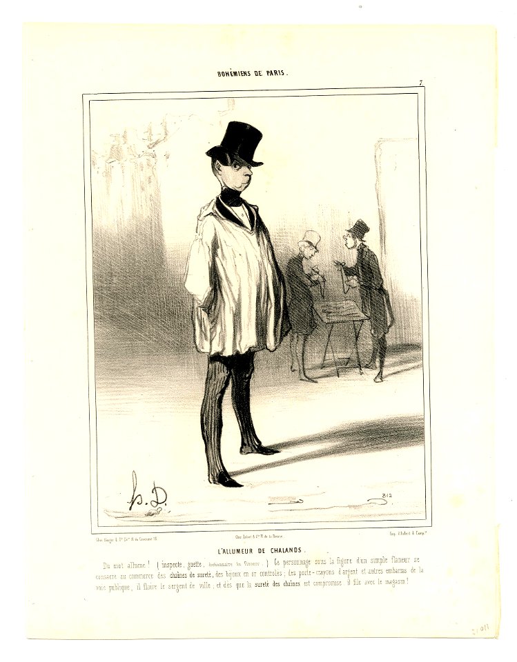 L'allumeur de chalands (Watching for customers) (BM 1938,1008.130)