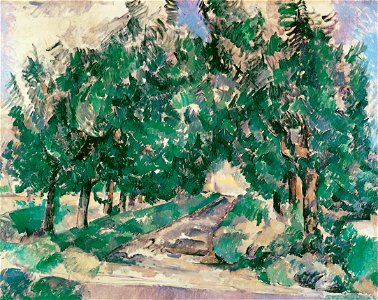 L'Allée au Jas de Bouffan, par Paul Cézanne, FWN 262