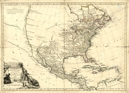 L'Amérique septentrionale, ou se remarquent les États Unis, LOC 74695312