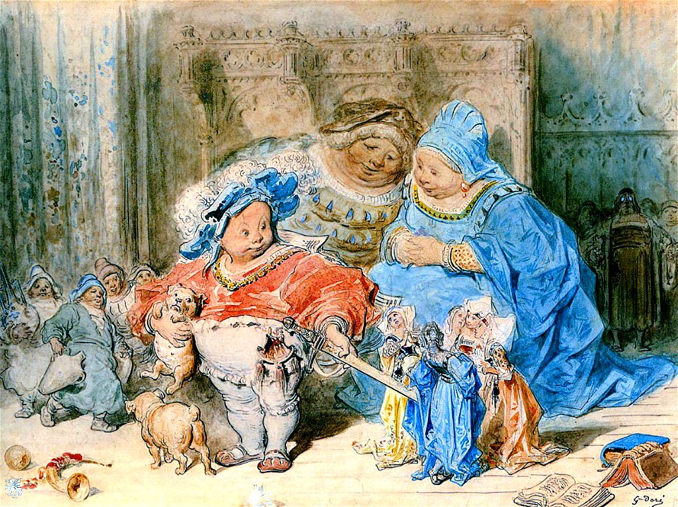 Gustave Doré-L'Enfance de Gargantua