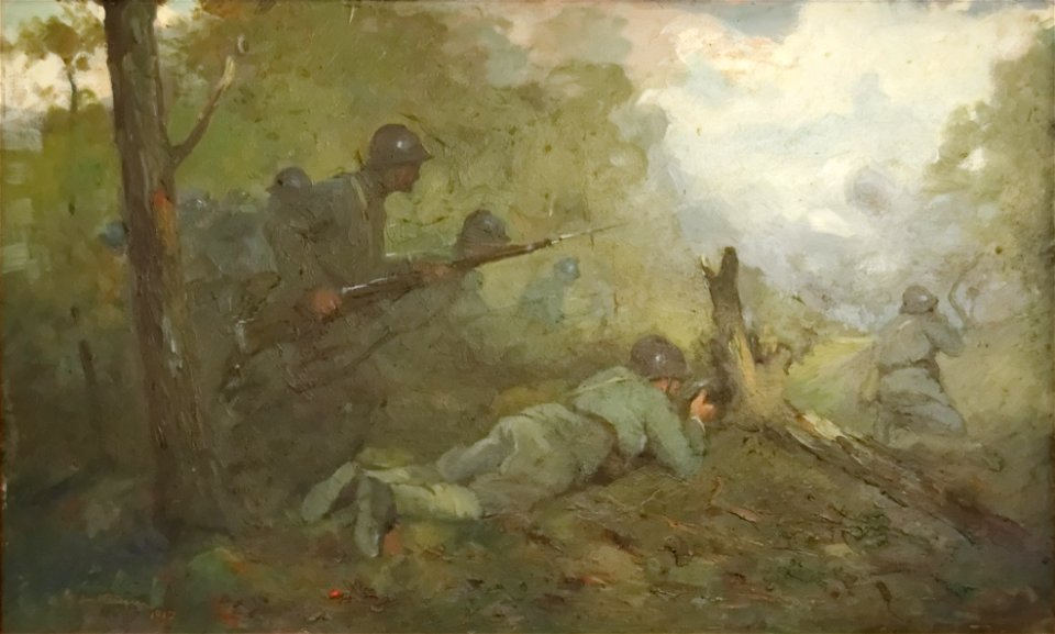 L'attaque Aurel Băeșu 1917