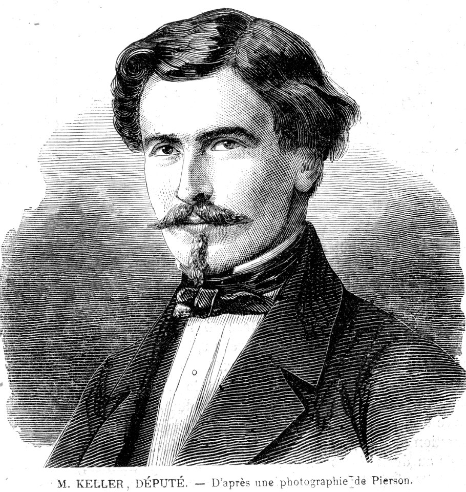L'illustration 1862 gravure M.Keller député