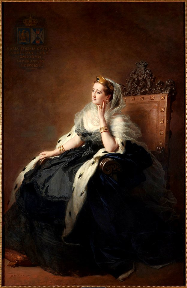 L'impératrice Eugénie en robe de cour, 1862, Franz Xaver Winterhalter