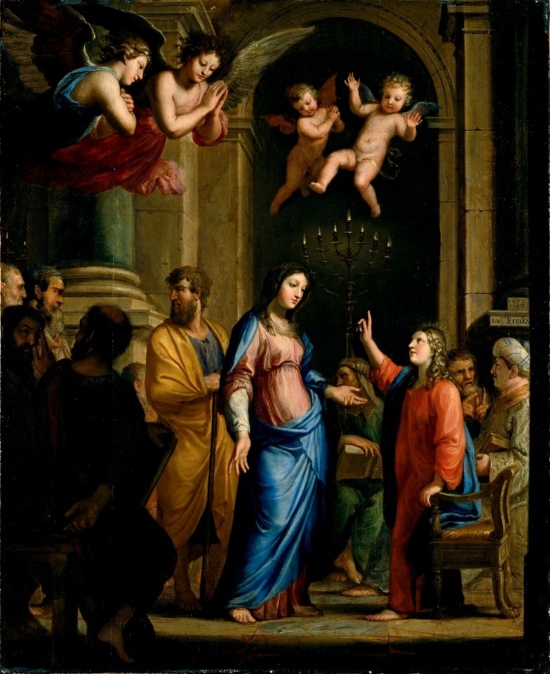 L'Enfant Jésus retrouvé au Temple par ses parents - Jacques Stella (1979-169)