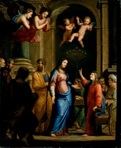 L'Enfant Jésus retrouvé au Temple par ses parents - Jacques Stella (1979-169)