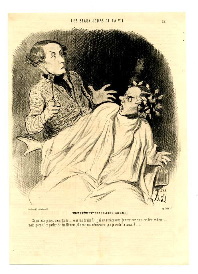 L'inconvenient de se faire bichonner (the drawback of being pampered) (BM 1907,0330.5)