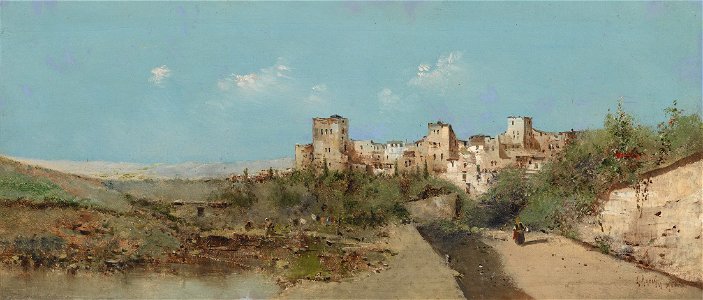 L Ayon Blick auf Granada