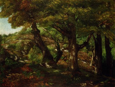 L'Orée de la forêt by Gustave Courbet PMA. Free illustration for personal and commercial use.