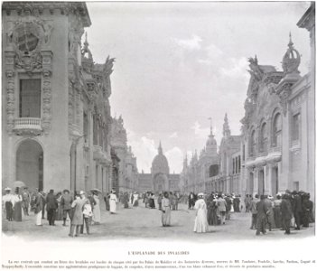 L'esplanade des Invalides, Exposition universelle internationale de 1900