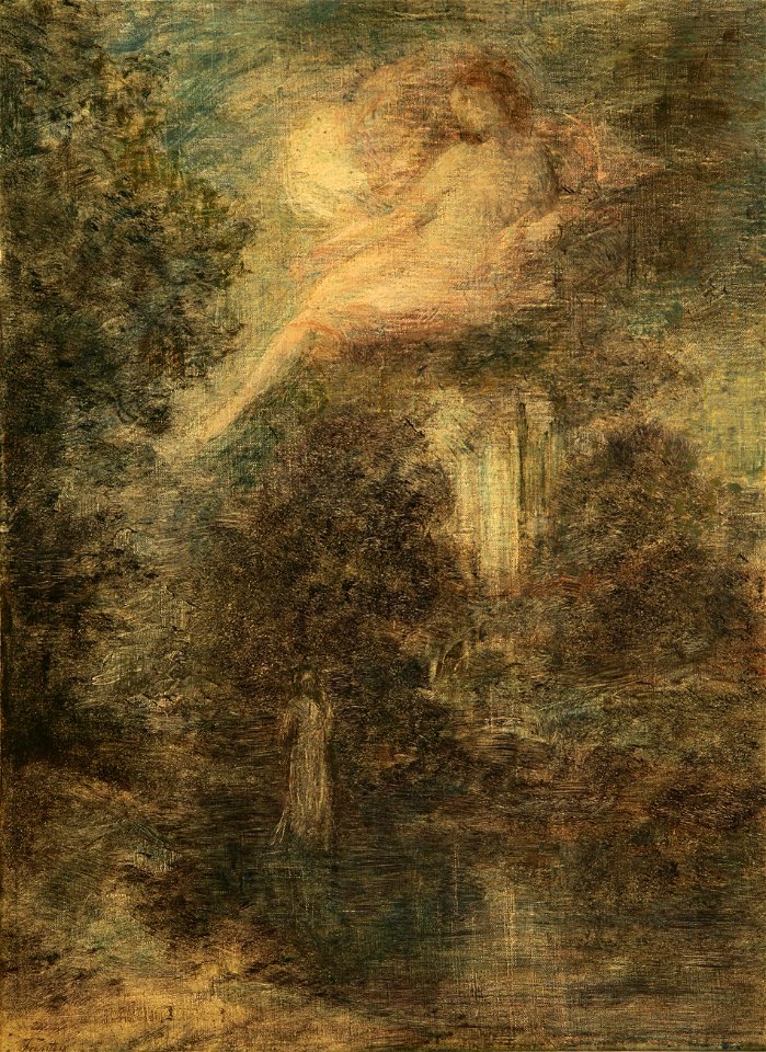 L'Evocation (Solitude) - Henri Fantin-Latour