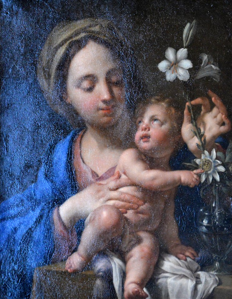 L'Enfant Jésus désignant à la Vierge les fleurs de la Passion - Francesco Trevisani - Q18573797