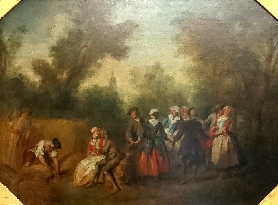 L'Été - Nicolas Lancret - Musée du Louvre - INV 5598 - Free Stock ...