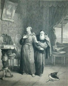 L'Adieu au monde - print by Bosq after Hortense Haudebourt-Lescot 01