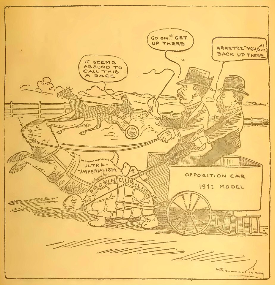 L'œil ouvert ! - Bourassa et l'Anti-Laurierisme, 1911, illust 05