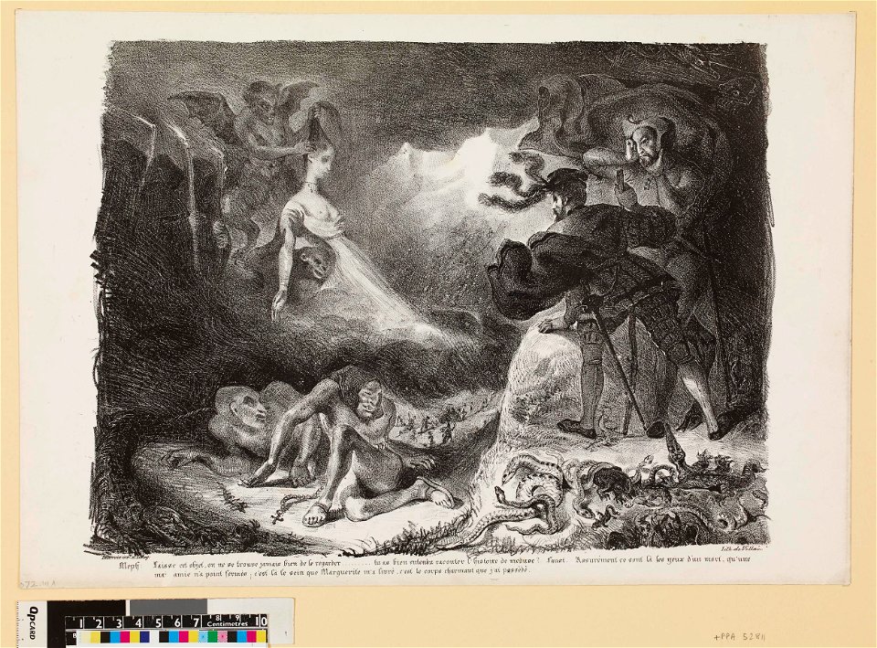 L'ombre de Marguerite apparaissant à Faust (Marguerite's ghost appearing to Faust) (BM 1924,1014.7.16)