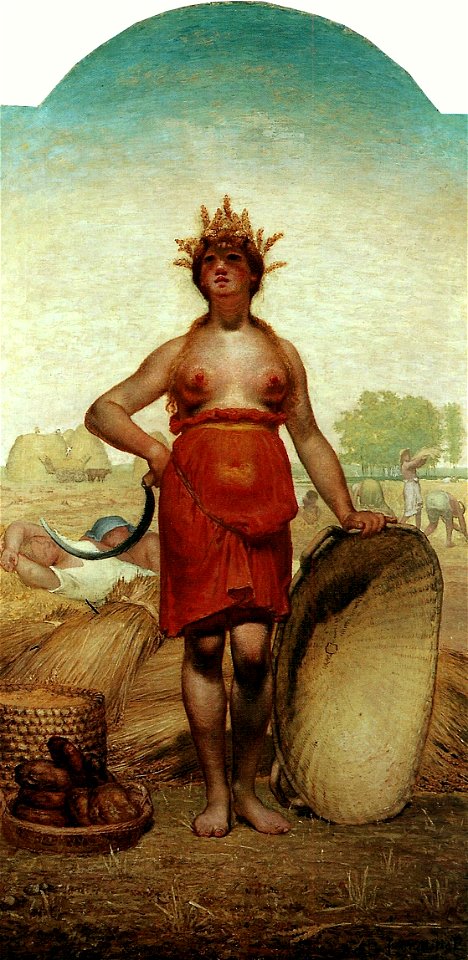 L'ete, Ceres - Jean-François Millet (1864-1865)