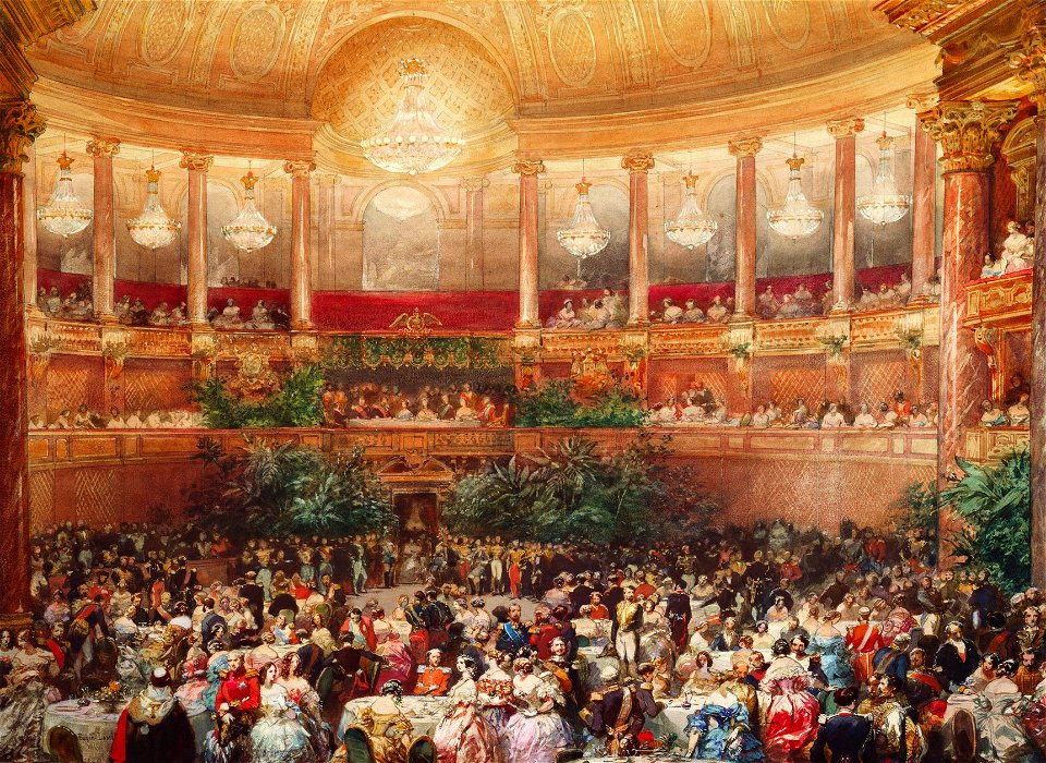 L'Opéra-visite de la reine Victoria 1855
