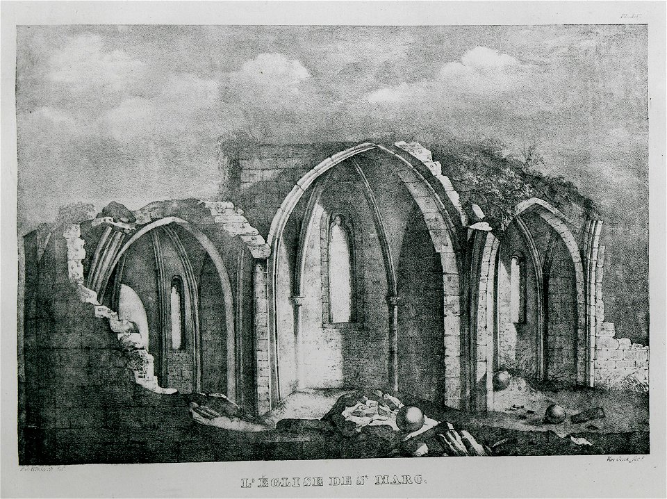 L'Église de St Marc - Rottiers Bernard Eugène Antoine - 1828