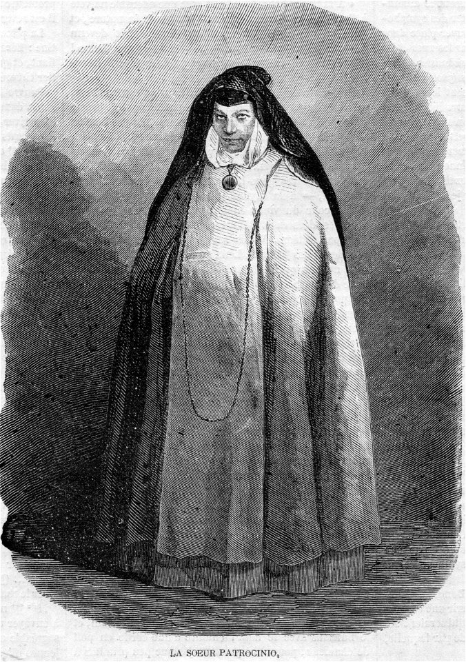 L'Illustration 1862 gravure La Soeur Patrocinio