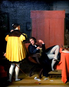 L'Arétin et l'envoyé de Charles Quint-Jean-Auguste-Dominique Ingres-MBA Lyon 2014