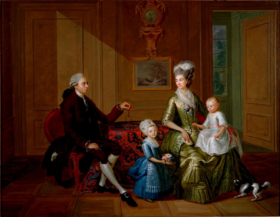 L.F.G. van der Puyl - Portret van een juweliersfamilie - 10242 - Cultural Heritage Agency of the Netherlands Art Collection