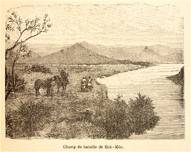 L.Girod-Dix Ans de Haut-Tonkin-1899-champ de bataille de Hoâ Môc