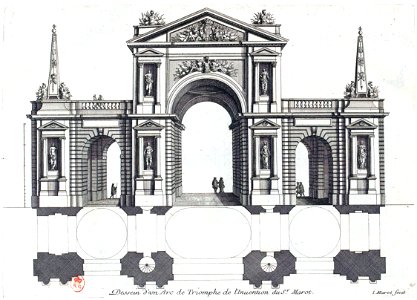 L'Architecture française (Marot) BnF RES-V-371 006r-f21 Arc de Triomphe par Marot 4 (adjusted)