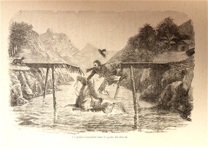 L.Girod-Dix Ans de Haut-Tonkin-1899-écroulement de pont
