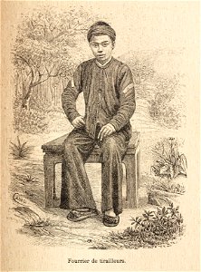 L.Girod-Dix Ans de Haut-Tonkin-1899-fourrier des tirailleurs