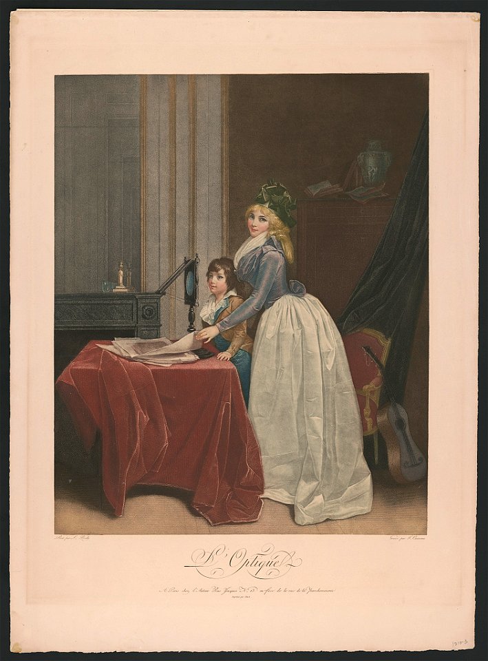L'optique - peint par L. Boilly ; gravé par J. Cazevane. LCCN2014645196