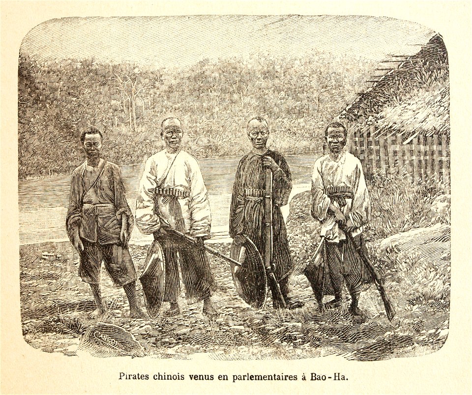 L.Girod-Dix Ans de Haut-Tonkin-1899-pirates chinois