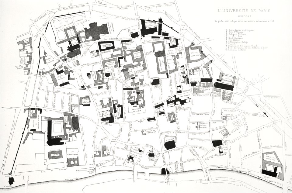 L'Université de Paris, 1770