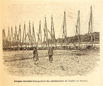 L.Girod-Dix Ans de Haut-Tonkin-1899-jonques chinoises