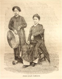 L.Girod-Dix Ans de Haut-Tonkin-1899-couple tonkinois