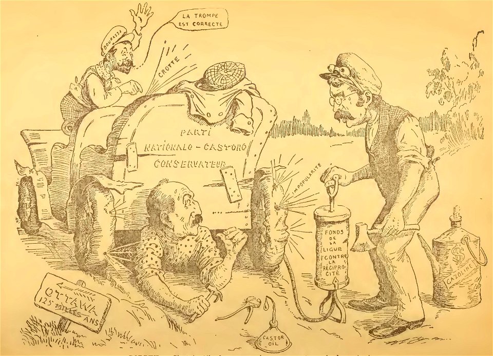 L'œil ouvert ! - Bourassa et l'Anti-Laurierisme, 1911, illust 10