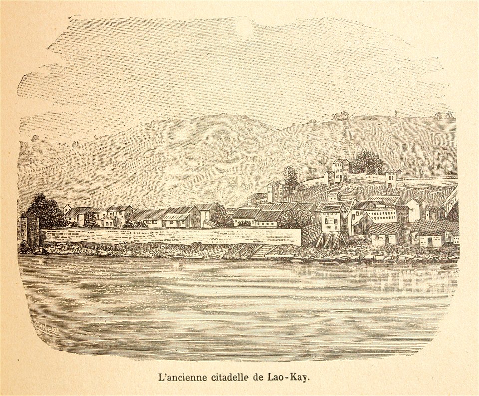 L.Girod-Dix Ans de Haut-Tonkin-1899-ancienne citadelle de Lao Kay
