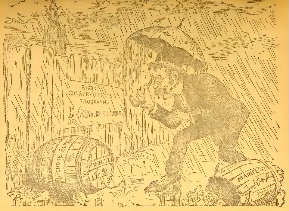 L'œil ouvert ! - Bourassa et l'Anti-Laurierisme, 1911, illust 19