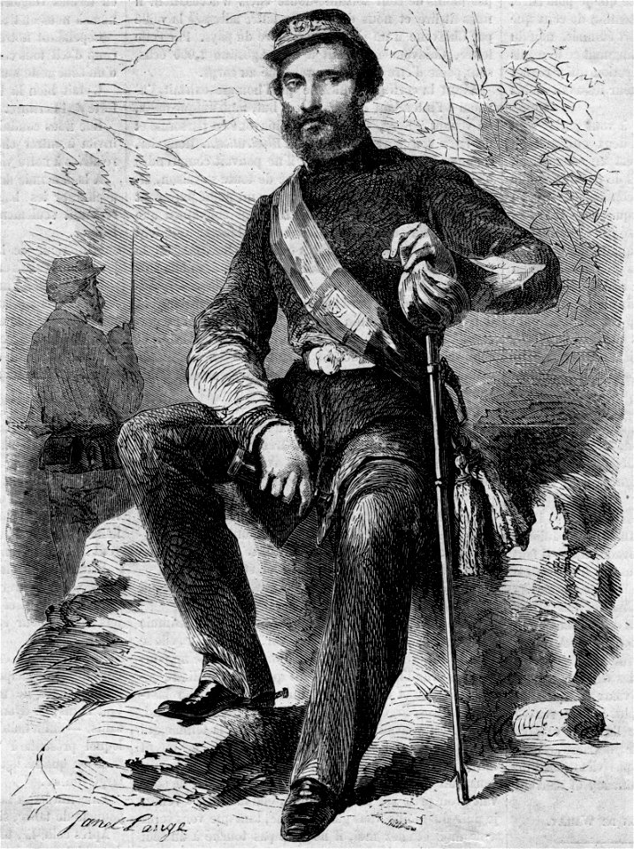 L'Illustration 1862 gravure Luigi Alonzi dit Chiavone