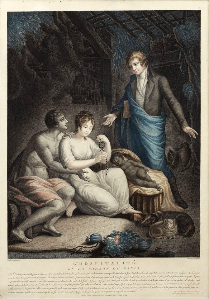 L'hospitalité by Mariage after Challiou c1800