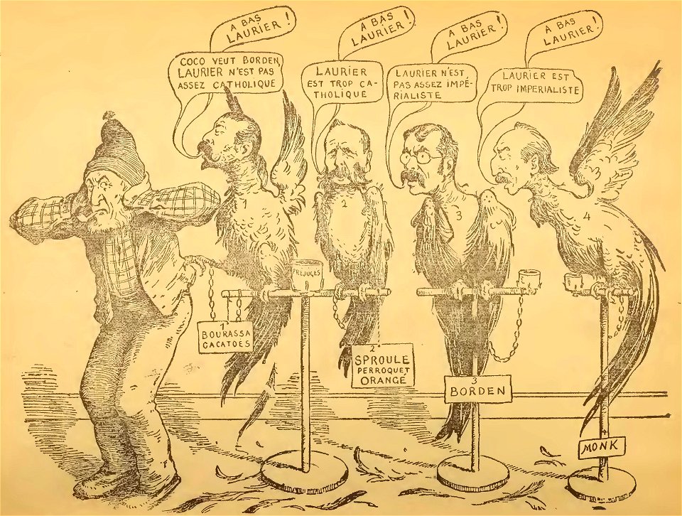 L'œil ouvert ! - Bourassa et l'Anti-Laurierisme, 1911, illust 11