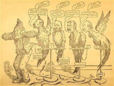 L'œil ouvert ! - Bourassa et l'Anti-Laurierisme, 1911, illust 11