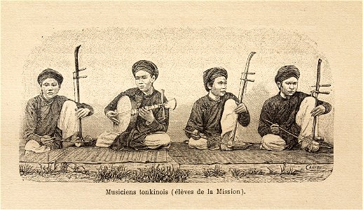 L.Girod-Dix Ans de Haut-Tonkin-1899-musiciens tonkinois