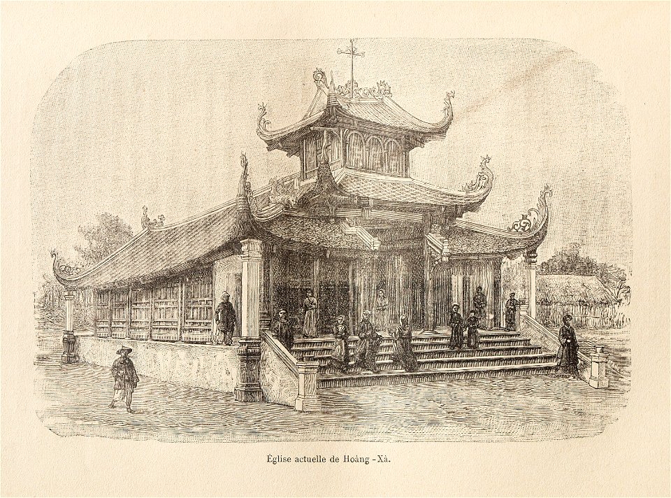 L.Girod-Dix Ans de Haut-Tonkin-1899-église de Hoàng-Xà