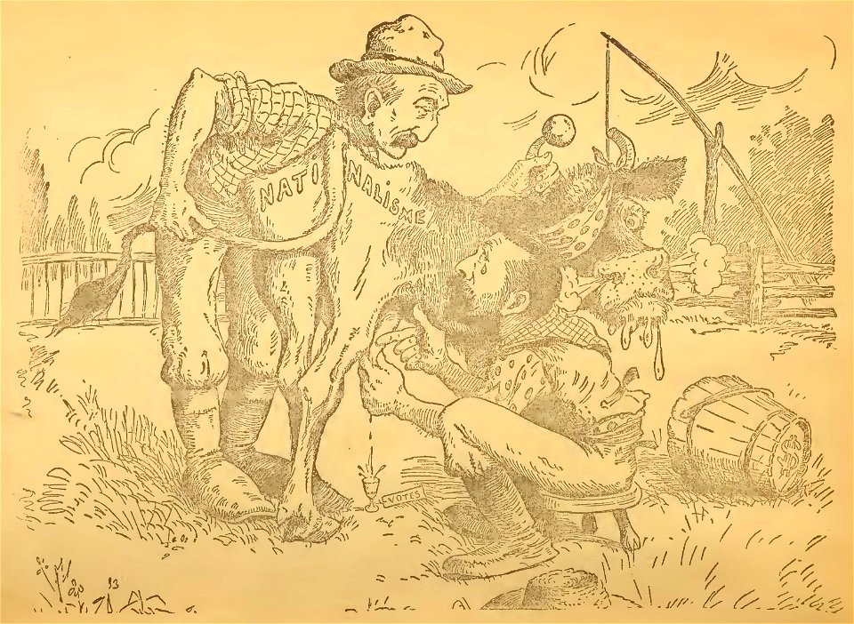 L'œil ouvert ! - Bourassa et l'Anti-Laurierisme, 1911, illust 08