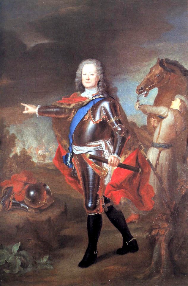 Jakub Henryk Fleming. Якуб Генрык Флемінг (L. Silvestre, 1728)