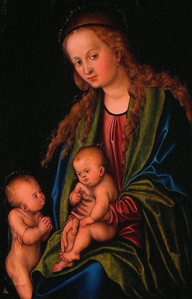 L. I Cranach - Madonna met kind en Johannes de Doper - NK1883 - Cultural Heritage Agency of the Netherlands Art Collection