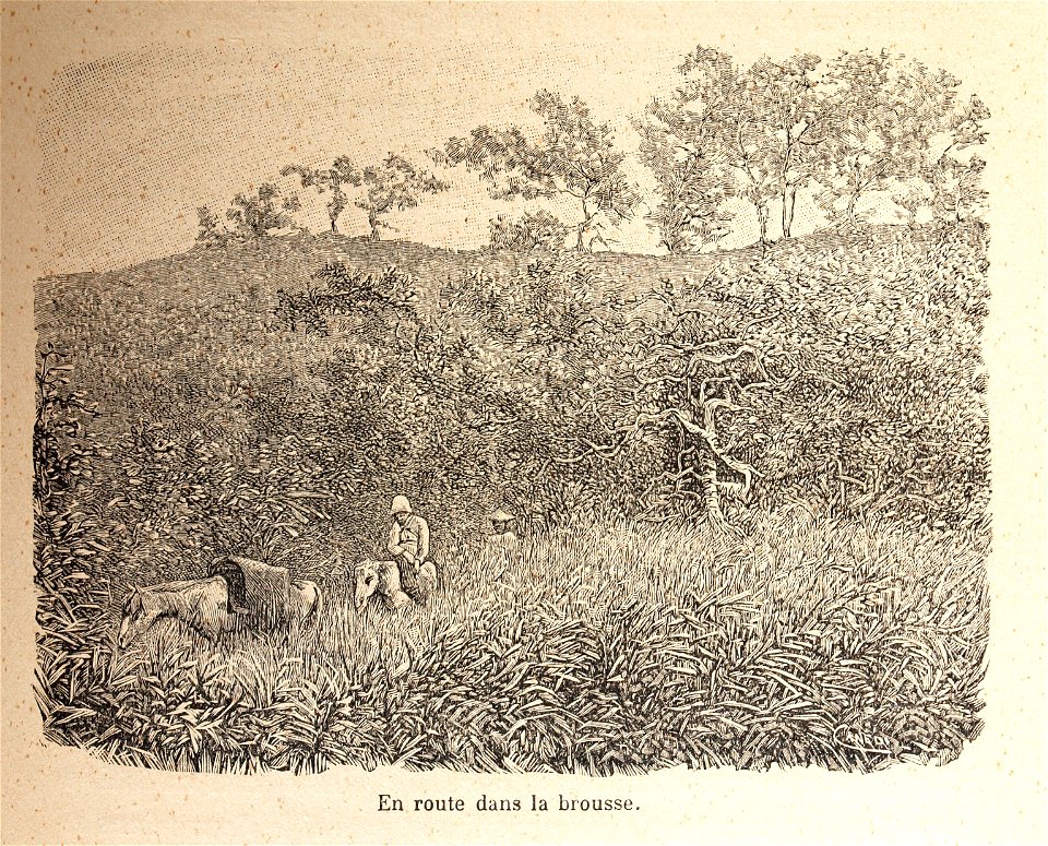 L.Girod-Dix Ans de Haut-Tonkin-1899-en route dans la brousse