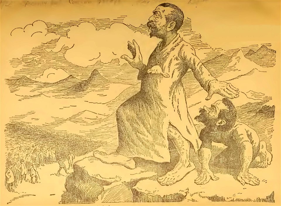 L'œil ouvert ! - Bourassa et l'Anti-Laurierisme, 1911, illust 01